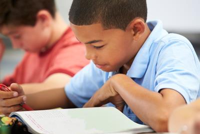 Boy Reading Book 