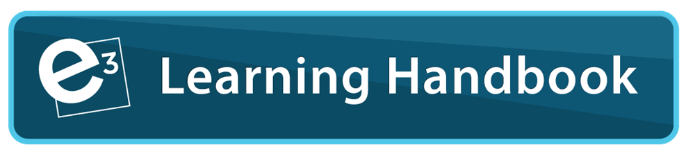 e3 Learning Handbook e3 Learning Handbook