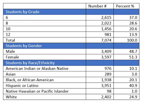 demographics chart 
