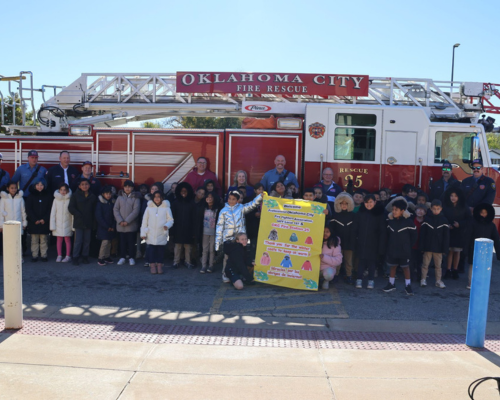  Fire Truck Visit and New Winter Coats Bring Joy to Students, Showcasing the Power of Community