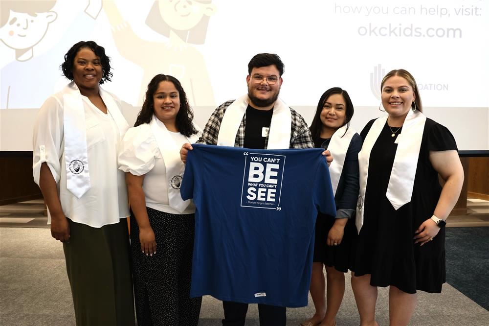 (Left to Right) Lenina Wright, Clara Sanchez, Fernando Baquera Ochoa, Norma Torres and Isamar Flores 