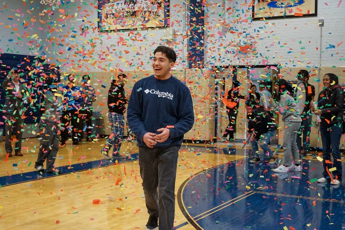  Southeast High School senior Jorge Merino is announced as a 2023 OGE Positive Energy Scholar 