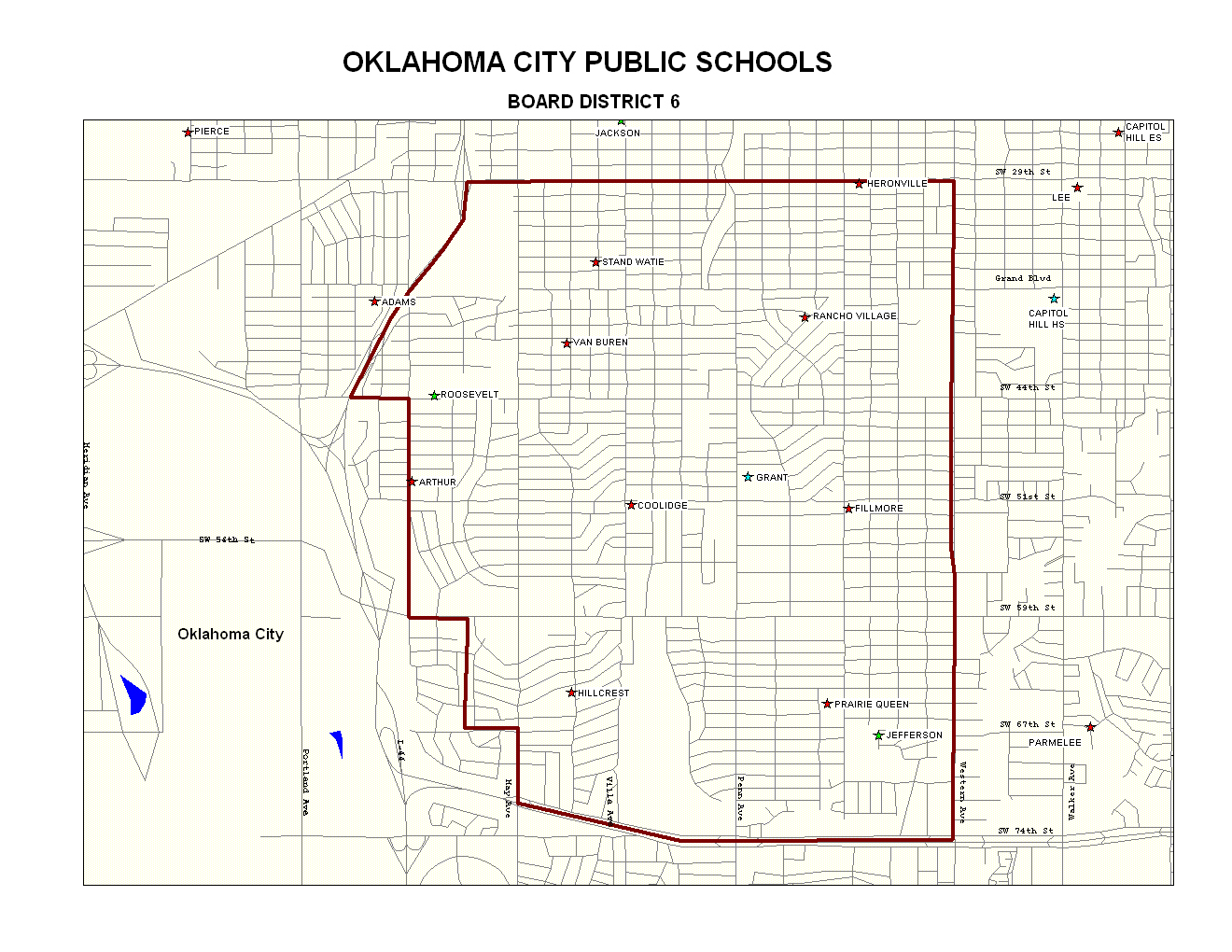 Oklahoma City School District Map Maps For You